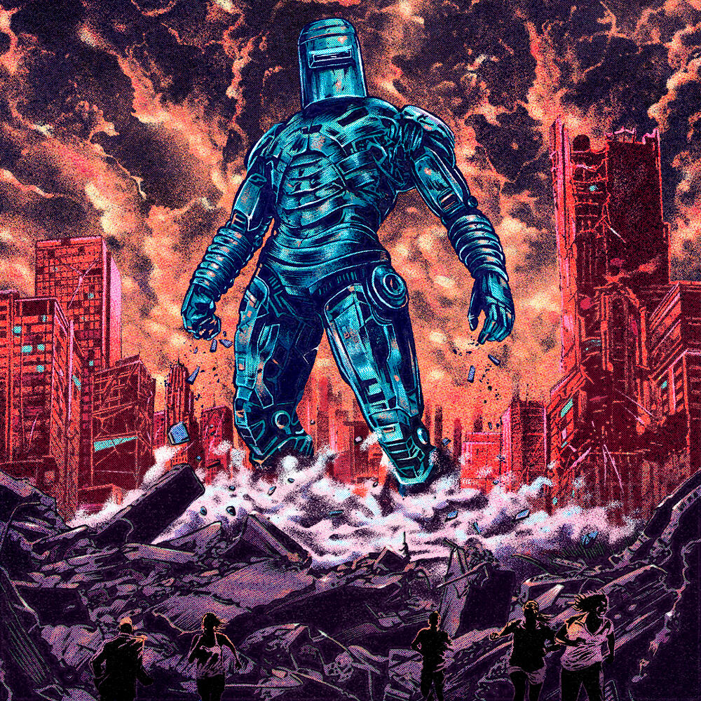 Artwork for a music release, designed to translate sonic identity into bold and striking visuals.