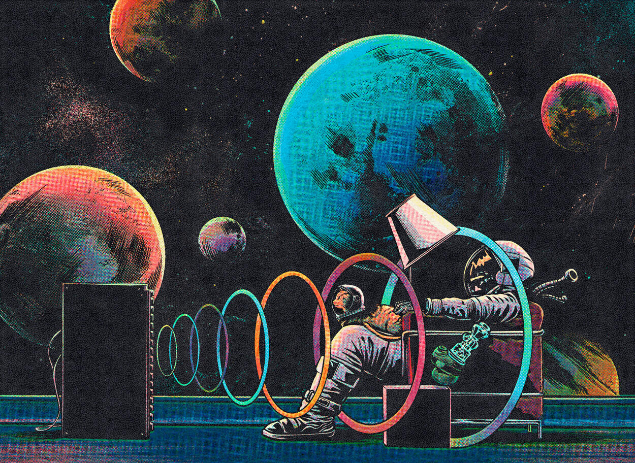 Illustration for T-shirt design, developed as part of a campaign to promote the brand visually.